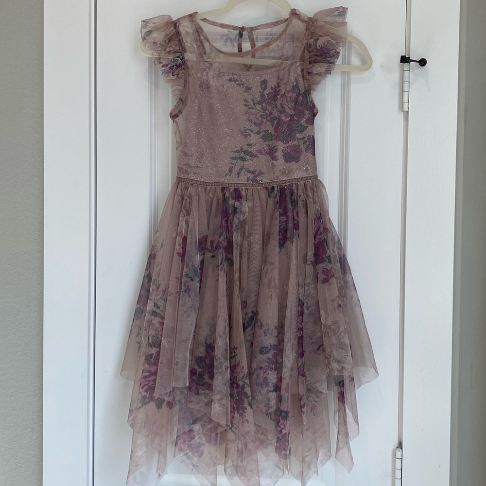 Franki by Francesca’s girls floral formal dress